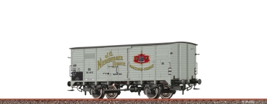 BRAWA 50953 - H0 - Gedeckter Güterwagen Niederegger, DB, Ep. III